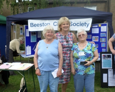 Anna Soubry MP at Beeston Civic Society stand